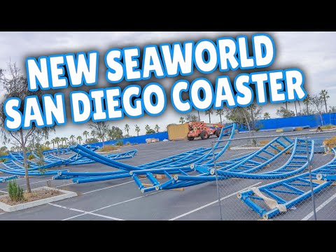 NEW Wild Artic Roller Coaster Being Built at SeaWorld San Diego for 2023 | Construction Update