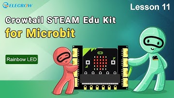 Get Started with Microbit: Lesson 11 - Make Rainbow LEDs with Crowtail STEAM Edu Kit