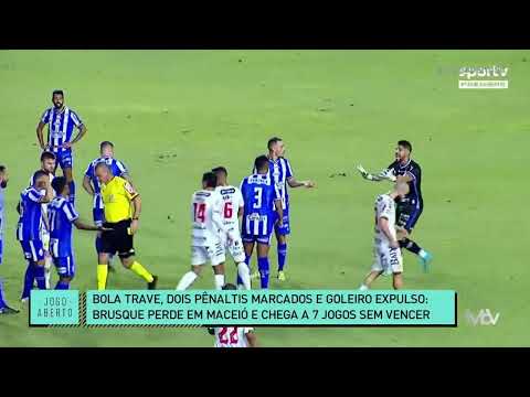 Série B: Brusque perde para o CSA fora de casa - Jogo Aberto SC (10/08/2022)