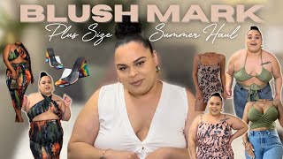BLUSHMARK FAIL!? | Plus Size Summer Haul + Styling Tips | Apple Shaped | Brittney Giselle