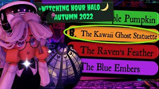 Brand New AUTUMN HALO 2022 Showcase! Royale High Witching Hour Halloween  Halo! 