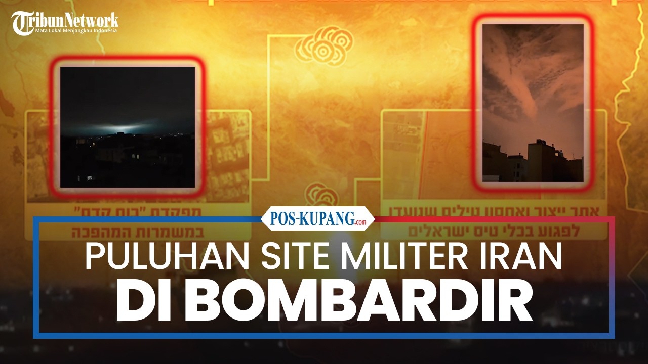 Kota-Kota Iran Membara, Angkatan Udara Israel Bombardir Situs Militer Iran di Berbagai Kota Iran
