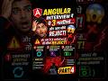 👉 Angular Interview Mistakes 😱 | Top 3 Errors That Get You Rejected #shortsfeed #shorts