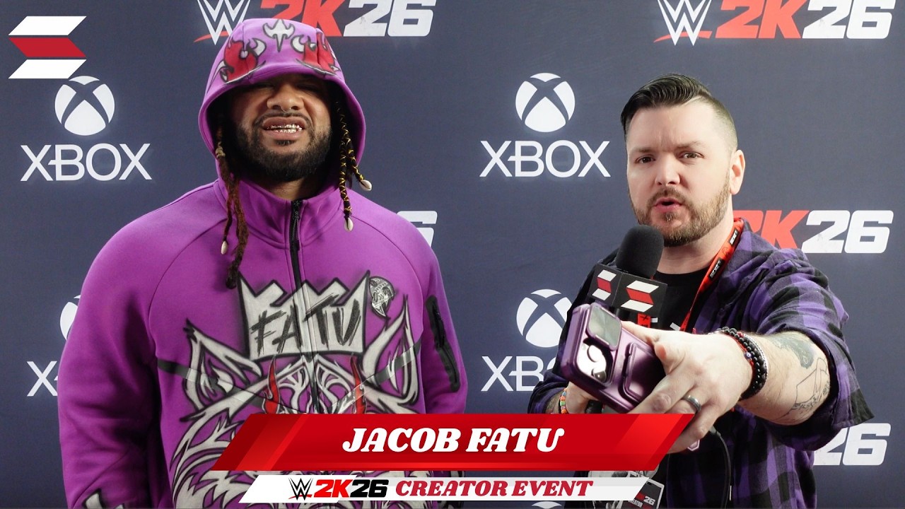 JACOB FATU GIVES ADVICE TO HIS YOUNGER SELF AND SPEAKS ON INCREDIBLE RISE (WWE 2K26 CREATOR FEST)