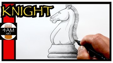 How to Draw Chess Pieces Part 3: The Knight