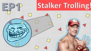 EPIC INVISIBLE "STALKER" TROLLING! -Diep.io FUNNIEST Trolling with Stalker EP.1!! Smashed everyone!