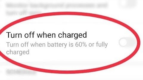 How To Set Turn off when charged || Battery Saver Settings || in Redmi Note 5 Pro