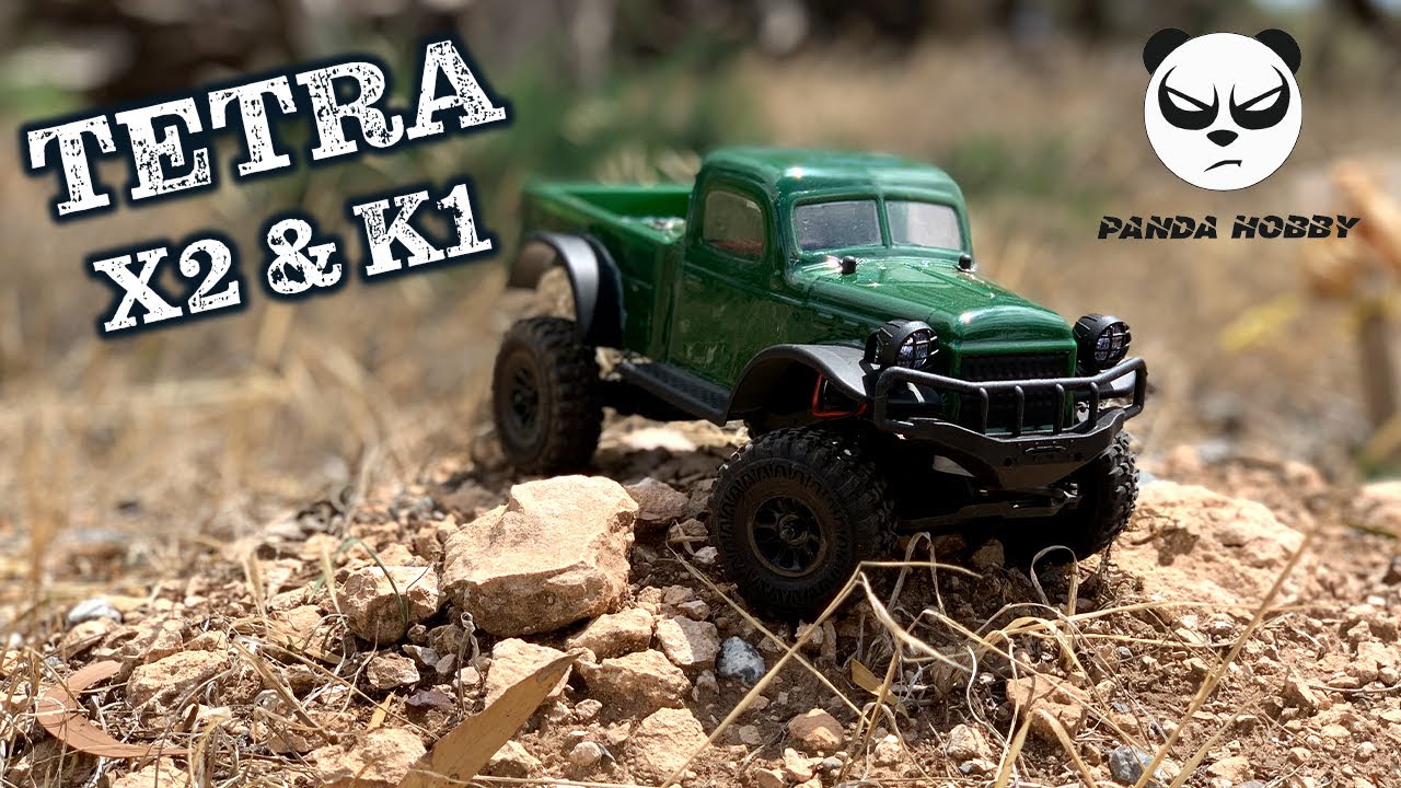 Panda Hobby Sport Tetra K1 1/18 RTR Scale 4x4 Rock Crawler 4wd Off-Road Vehicle Green 