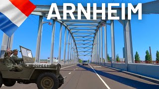 Bridge of Arnhem and City, Netherlands 🇳🇱 4K Driving Tour 2023