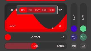 midiLFOs for iPad app preview