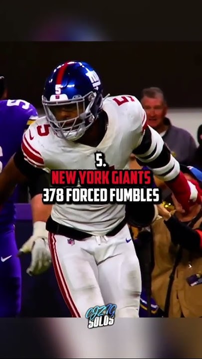 The Top 8 NFL Teams With The Most Forced Fumbles Since 2000 #shorts #subscribe #nfl #viral #fypシ