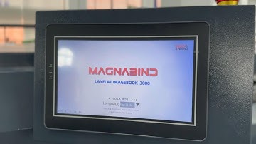 MAGNABIND LAYFLAT IMAGEBOOK 3000-FULLY AUTOMATIC LAYFLAT PHOTOBOOK ALBUM MAKING MACHINE