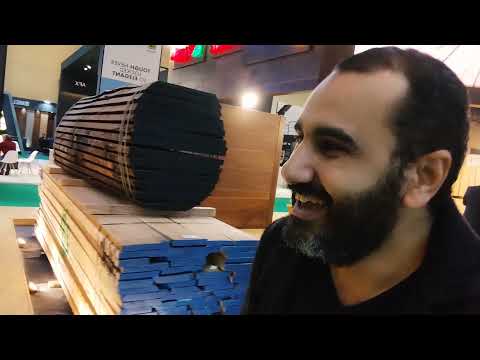 اخشاب طبيعيه تقرير عن شركة ارو ارت في معرض الاخشاب 2021