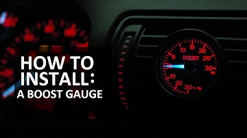 How To Install A Boost Gauge | Audi S4