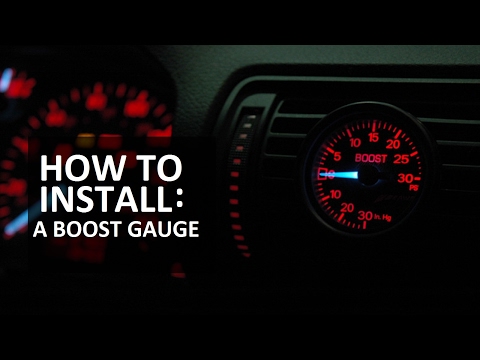 How To Install A Boost Gauge | Audi S4