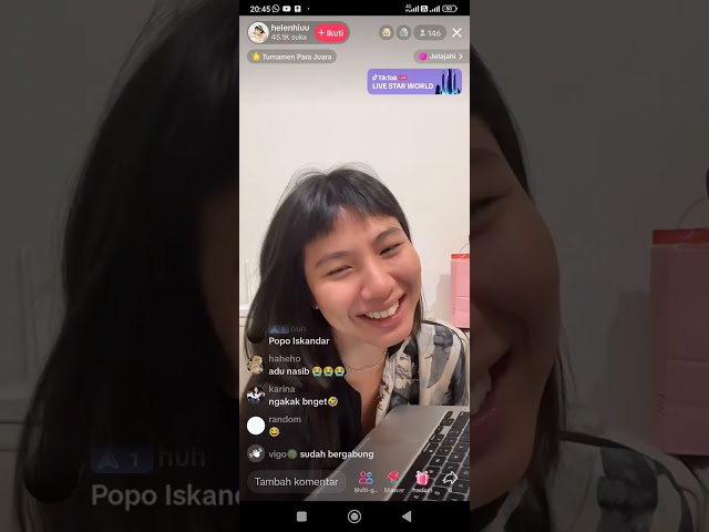 Helen Hiu Prank Yumi,Popo,Shalput di Live Tiktok class=