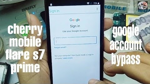 CHERRY MOBILE FLARE S7 PRIME//GOOGLE ACCOUNT BYPASS