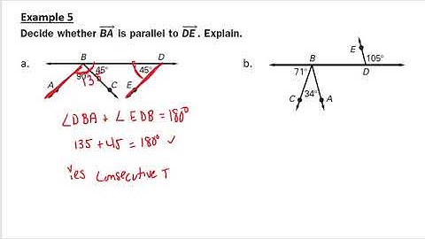 3.5 - Proving Lines Parallel