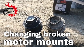 Changing Broken Motor Mount MERCEDES W210