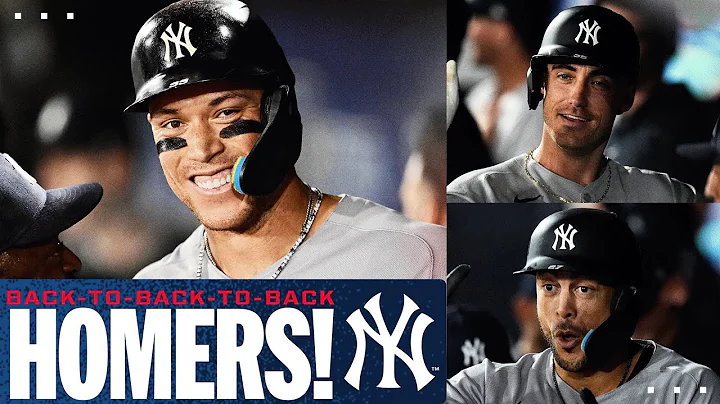 THE BRONX BOMBERS! Aaron Judge, Cody Bellinger & Giancarlo Stanton go BACK-TO-BACK-TO-BACK! 🤯