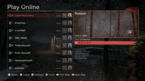 Friday the 13th: The Game_Killing A Level 150 Jason!!!