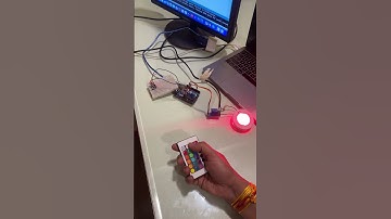 IRremote with relay DIY Project #shorts #youtubeshorts #yshorts  #arduinotraining #electronics #iot