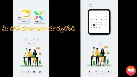Android Homescreen setup||nova launcher prime|| KWGT||#androidtelugu