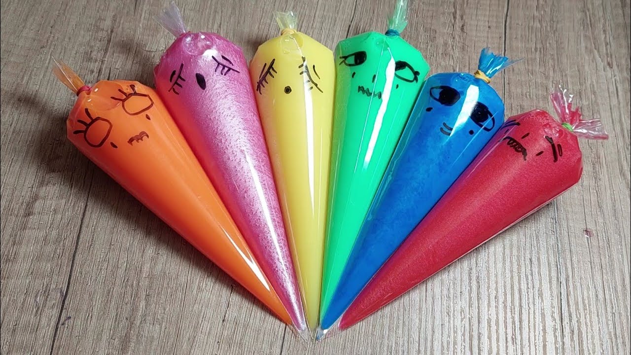 slime slaim mix with glitter slime smoothie most Satisfying video ...