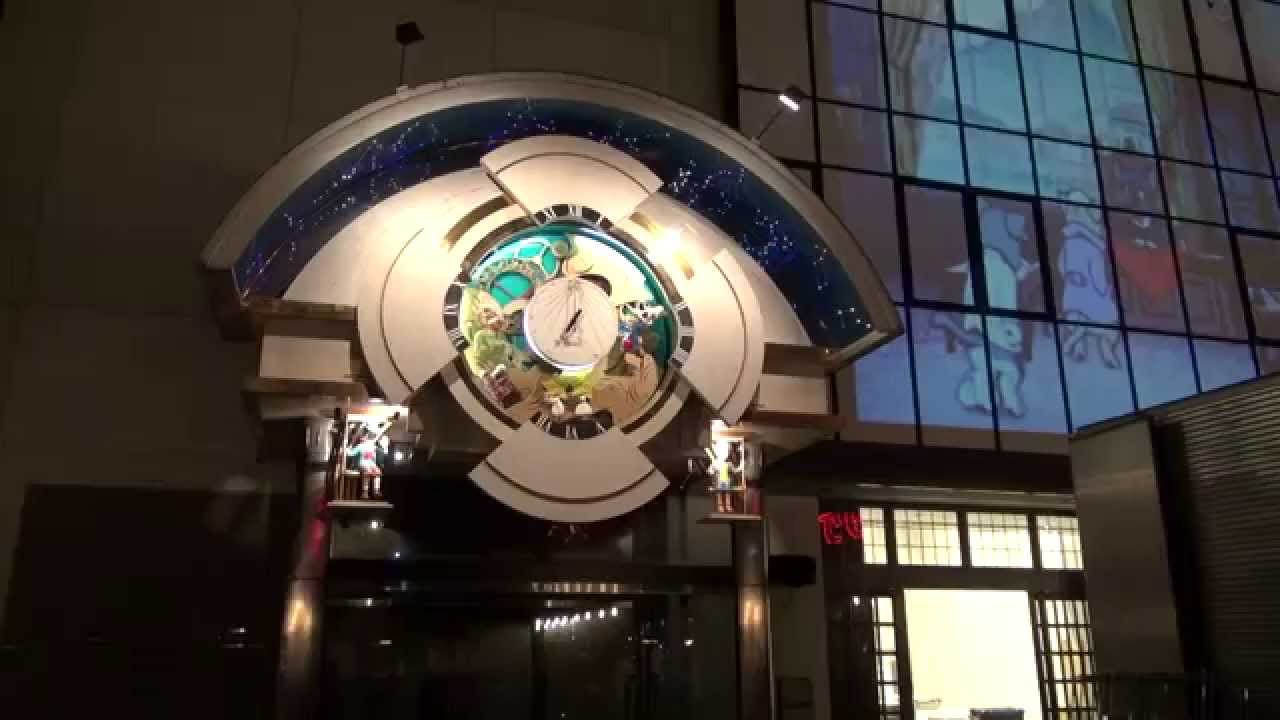 JR花巻駅 周辺 からくり時計 銀河ポッポ 宮沢賢治ゆかり地 2015 .3