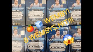 2023 NBA PRIZM HANGERS = BANGERS! 8 WEMBYS. MUST SEE RIP! #wembanyama #prizm #panini