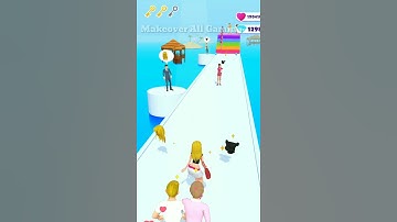 Makeover Run Games All Levels Gameplay Android,Walkthrough ios,New Game Big Update Levels.