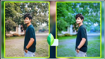 Snapseed photo editing background Dslr and Green colour🎨|| Snapseed photo editing background change✅