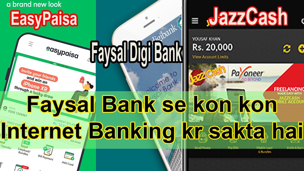 Why are Not Transfer Faysal Digi to EasyPaisa or JazzCash Faysal