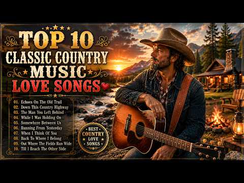 TOP 10 Classic Country Music Love Songs - Classic Country Greatest Hits - Levi Dawson