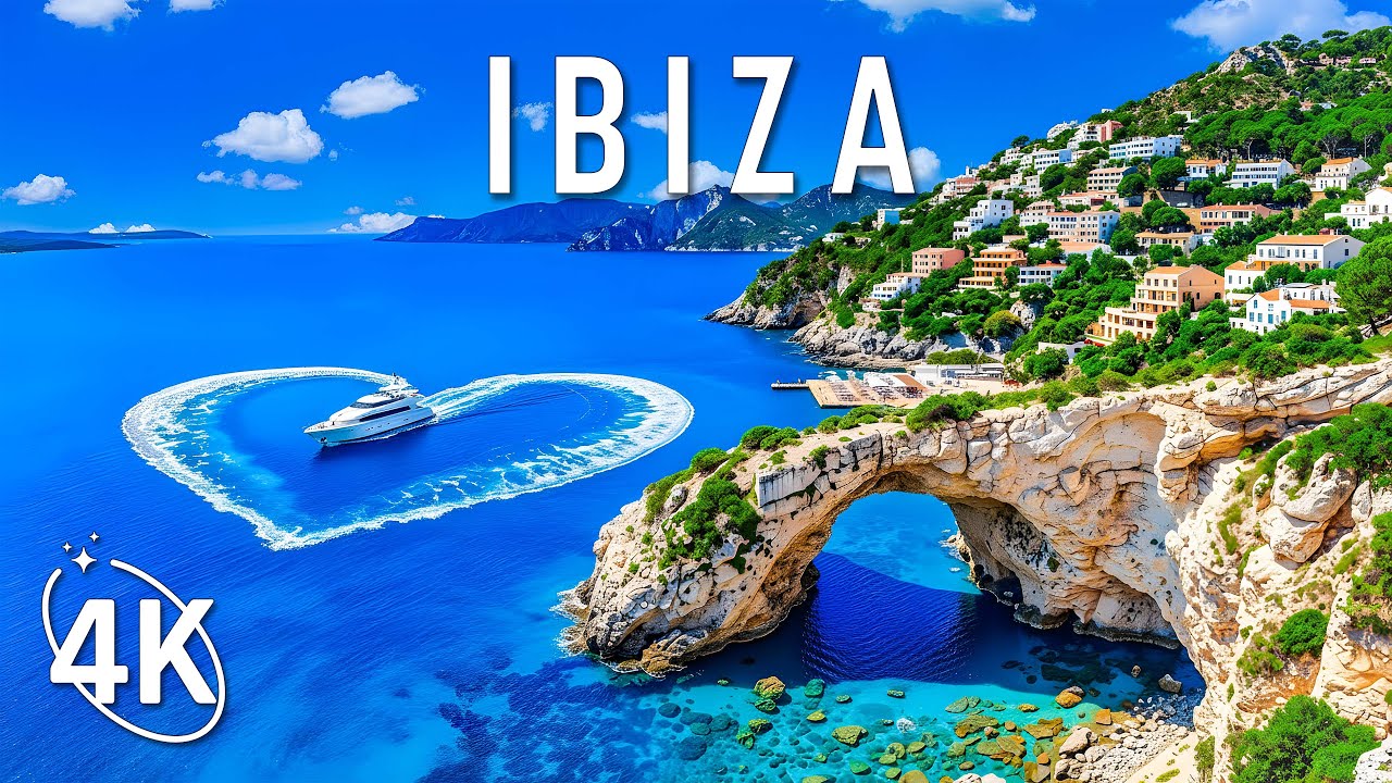 IBIZA IN 4K DRONE FOOTAGE (ULTRA HD) - Beautiful Beach Landscapes