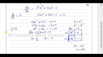 WMA11/01 (Edexcel) IAL P1 Oct 2021 Q2 Differentiation