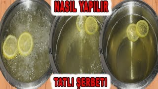 Tatlı Şerbeti Nasıl Yapılır