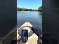 Top speed with 40 lb thrust trolling motor on kayak against current #kayakfishing #kayak #fishing