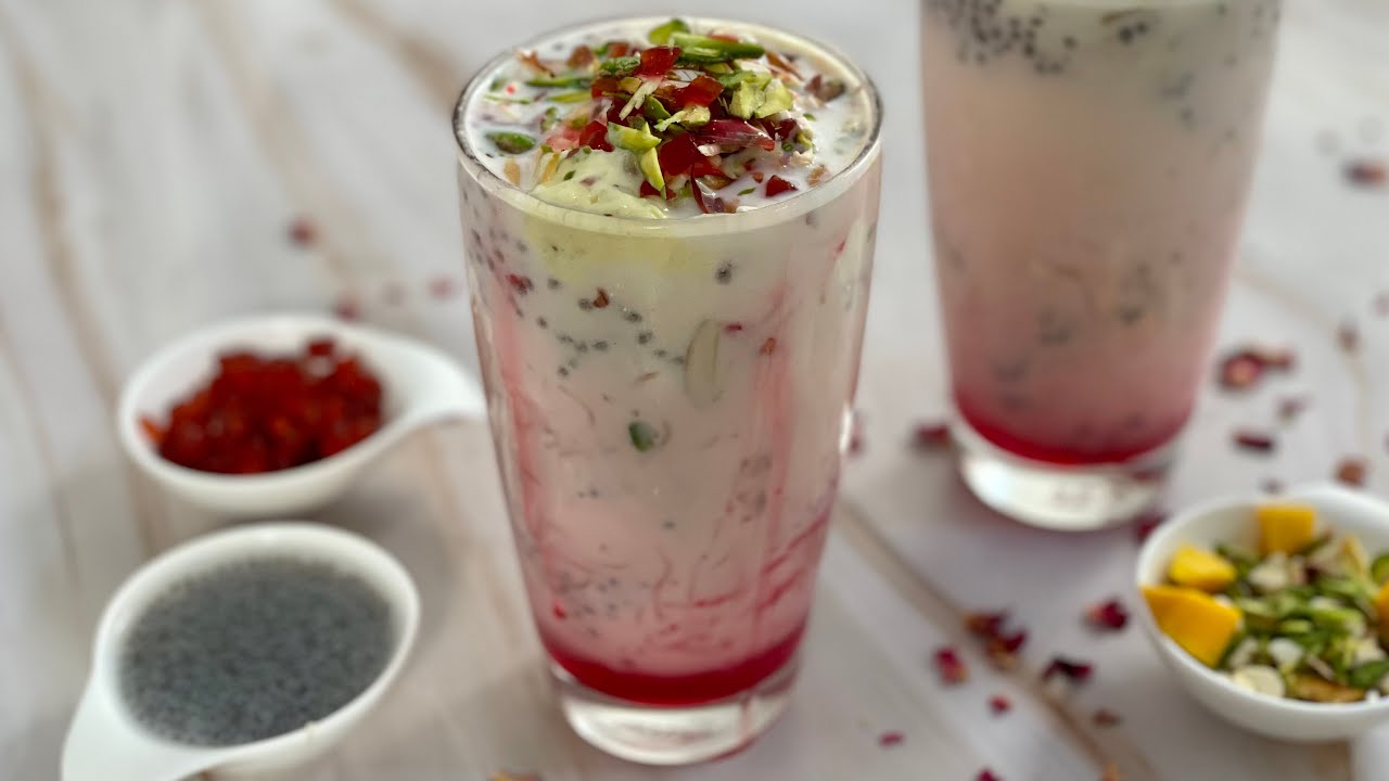 Royal Falooda Recipe, घर पर रखें सामान से बनाएं बाजार जैसा फालूदा | Summer Special Drink | Ramadan | Anyone Can Cook with Dr.Alisha