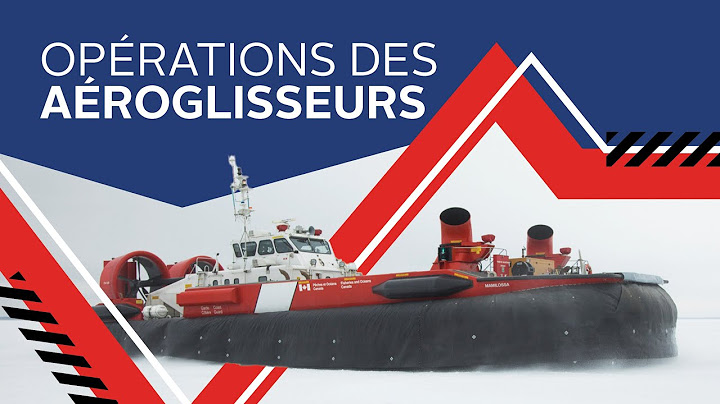 Opérations des aéroglisseurs