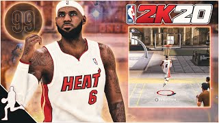 99 OVERALL LEBRON JAMES BUILD Is UNSTOPPABLE At The PARK In NBA2K20!