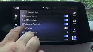 Suzuki e VITARA – How to Enable or Disable Radio Text