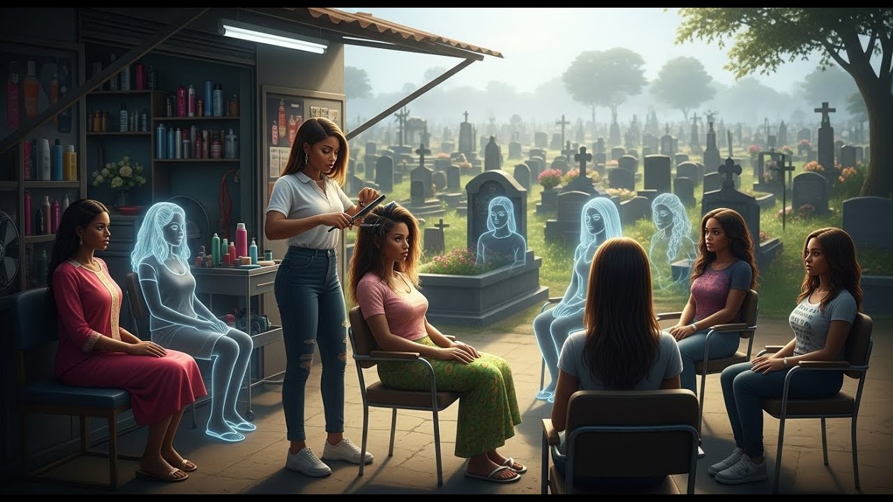 Она открыла парикмахерскую рядом с кладбищем, а потом появился призрак... #сказки #африканскиесказки