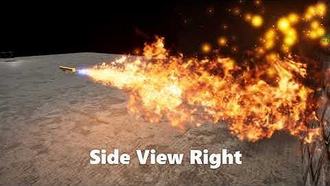 Flamethrower VFX in Unreal Engine 4