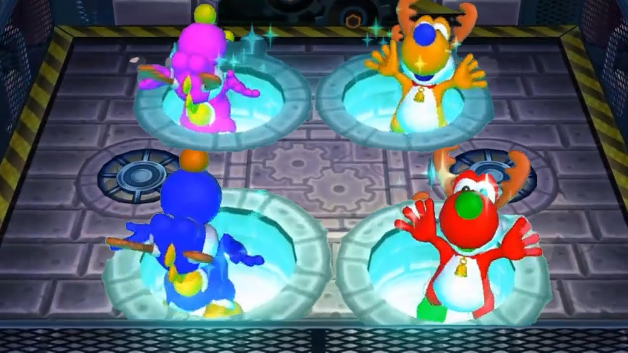 Mario Party 9 - All Yoshi Characters Battle! Who Will Win?