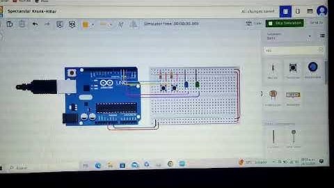 Encendido y apagado con dos botones a dos leds en Arduino Uno