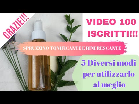 Video: 3 modi per fare uno spray per il viso rinfrescante fatto in casa