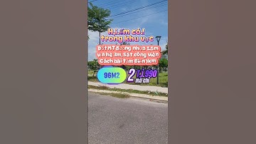 H.i,ếm có trong khu vực, lô đất MT đường 5m5 vỉa hè 3m, sát công viên. Cách bãi tắm Biển 1km mà chỉ.