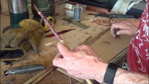 Constructing the Atlatl Dart with Gary Fogleman Part 2