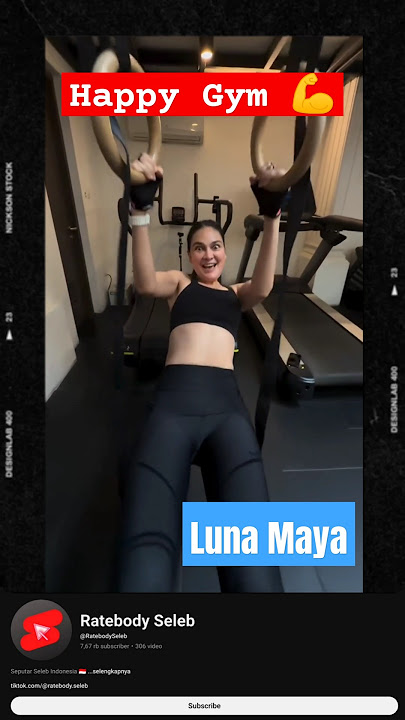 Luna Maya - Gym #ratebody #artis #film #fitness #workout #shorts